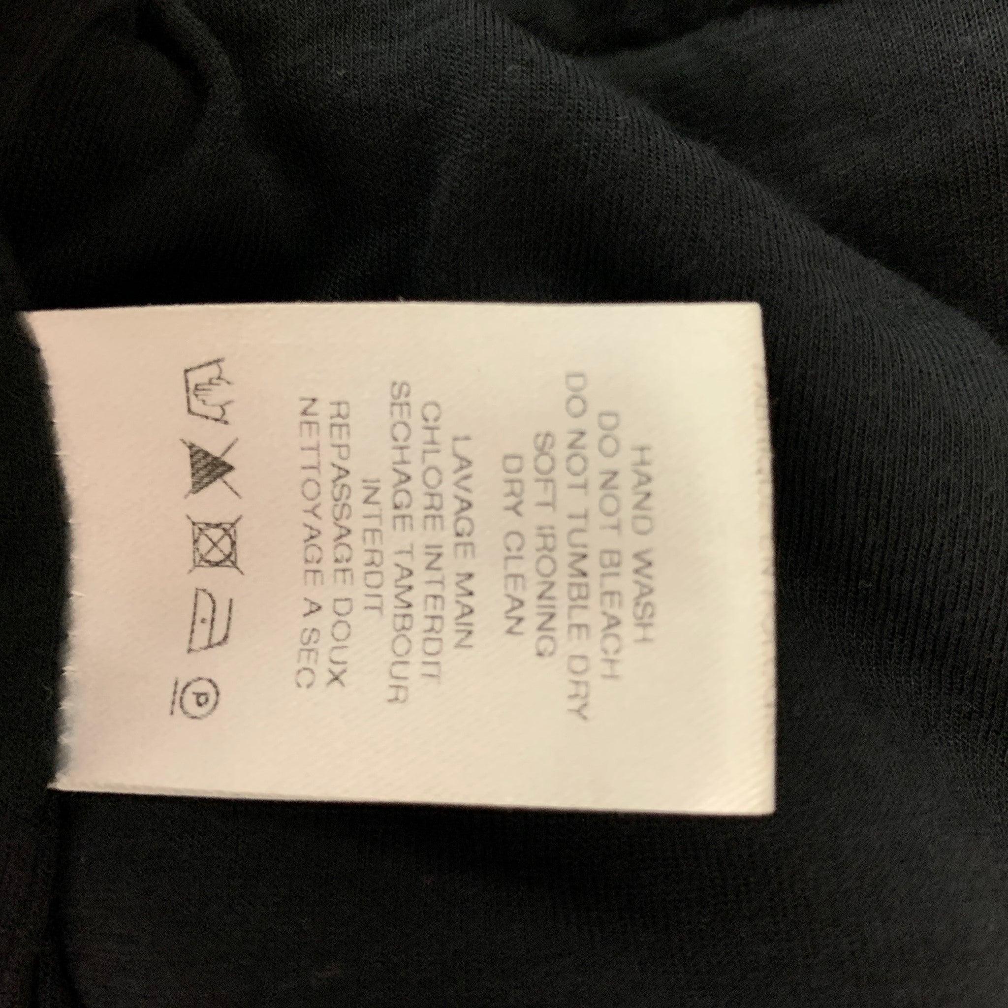 IRO Size M Black Cotton Blend Lace Shift Dress For Sale 2