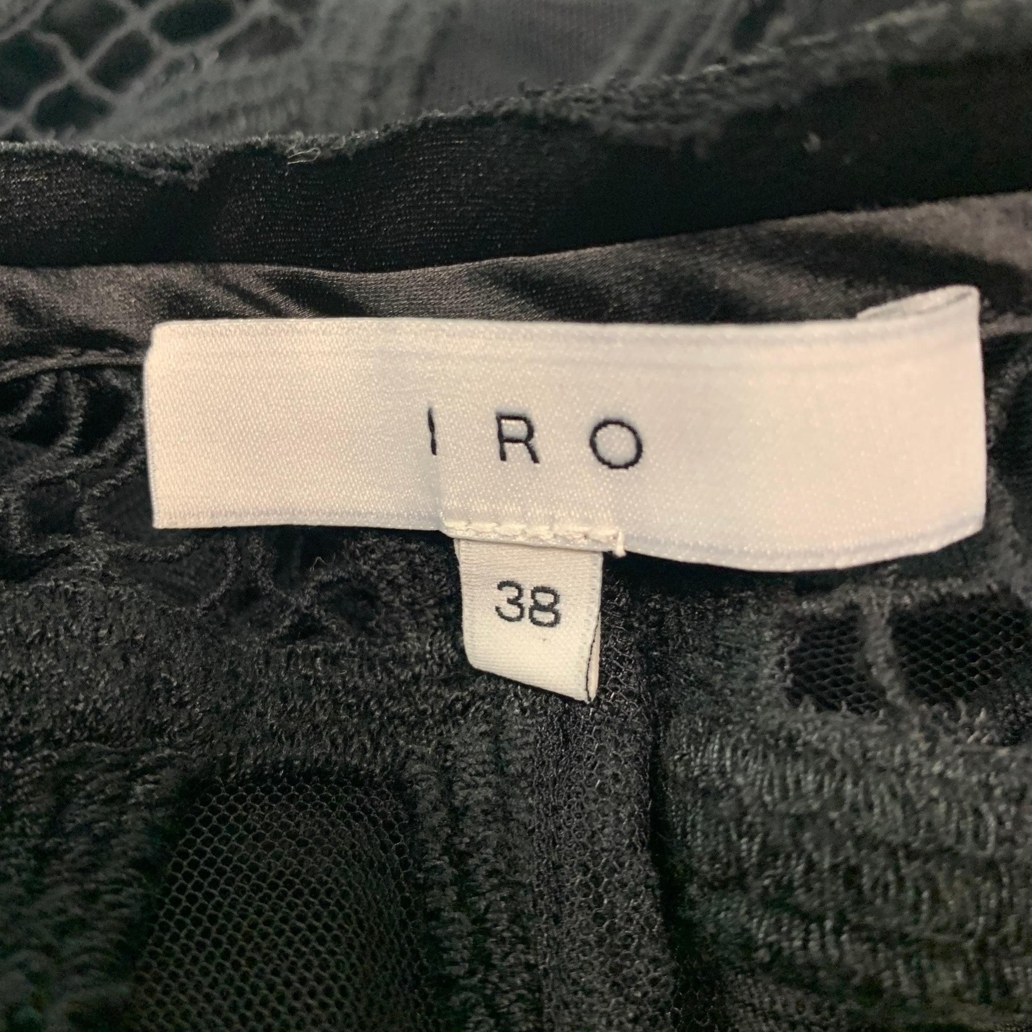 Women's IRO Size M Black Mesh Sleeveless Casual Top For Sale
