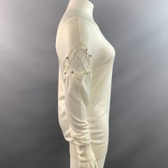 Jersey de manga larga para mujer de IRO, talla M, blanco, de cupro y algodón