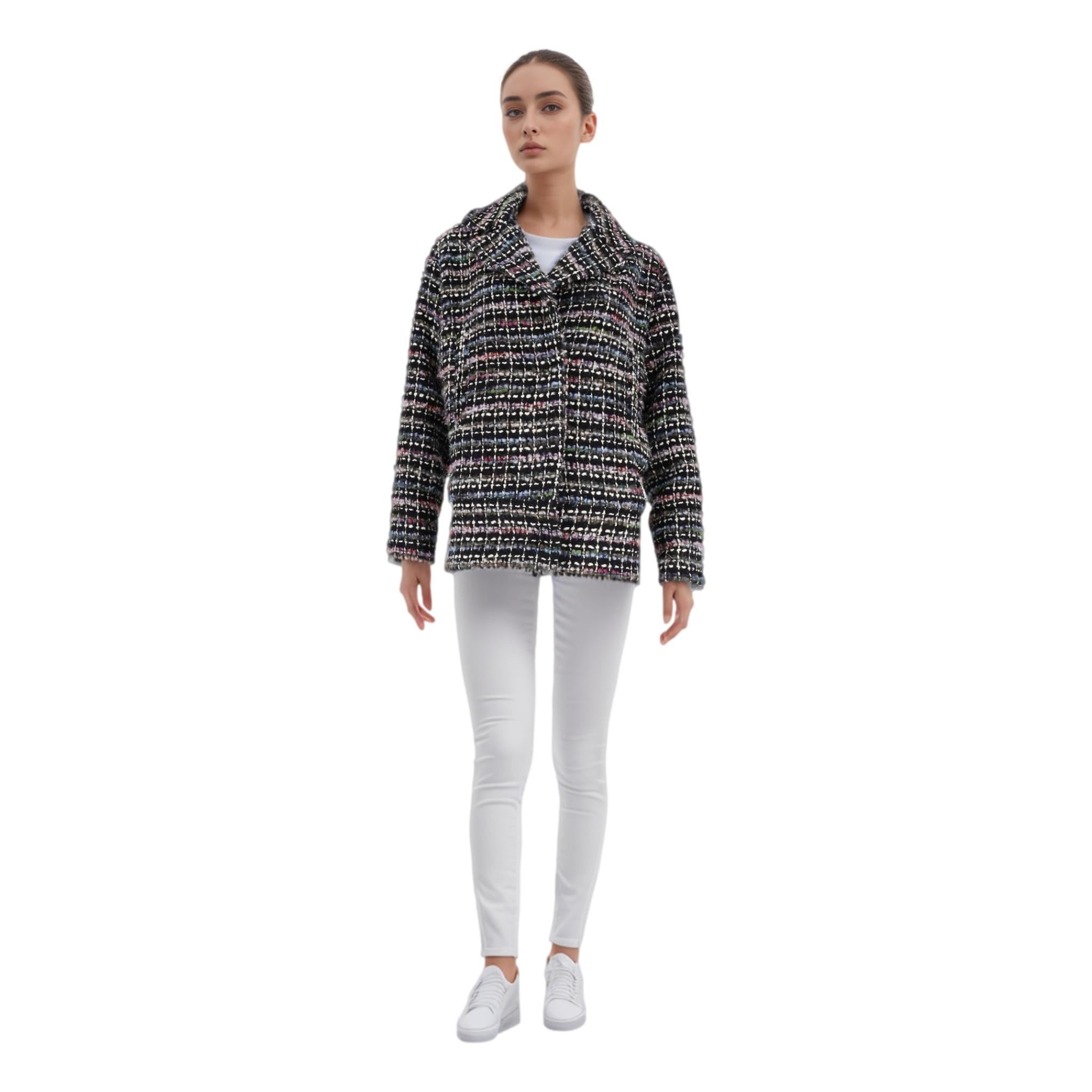 Giacca in tweed a quadri in misto lana Iro

Cappotto 
