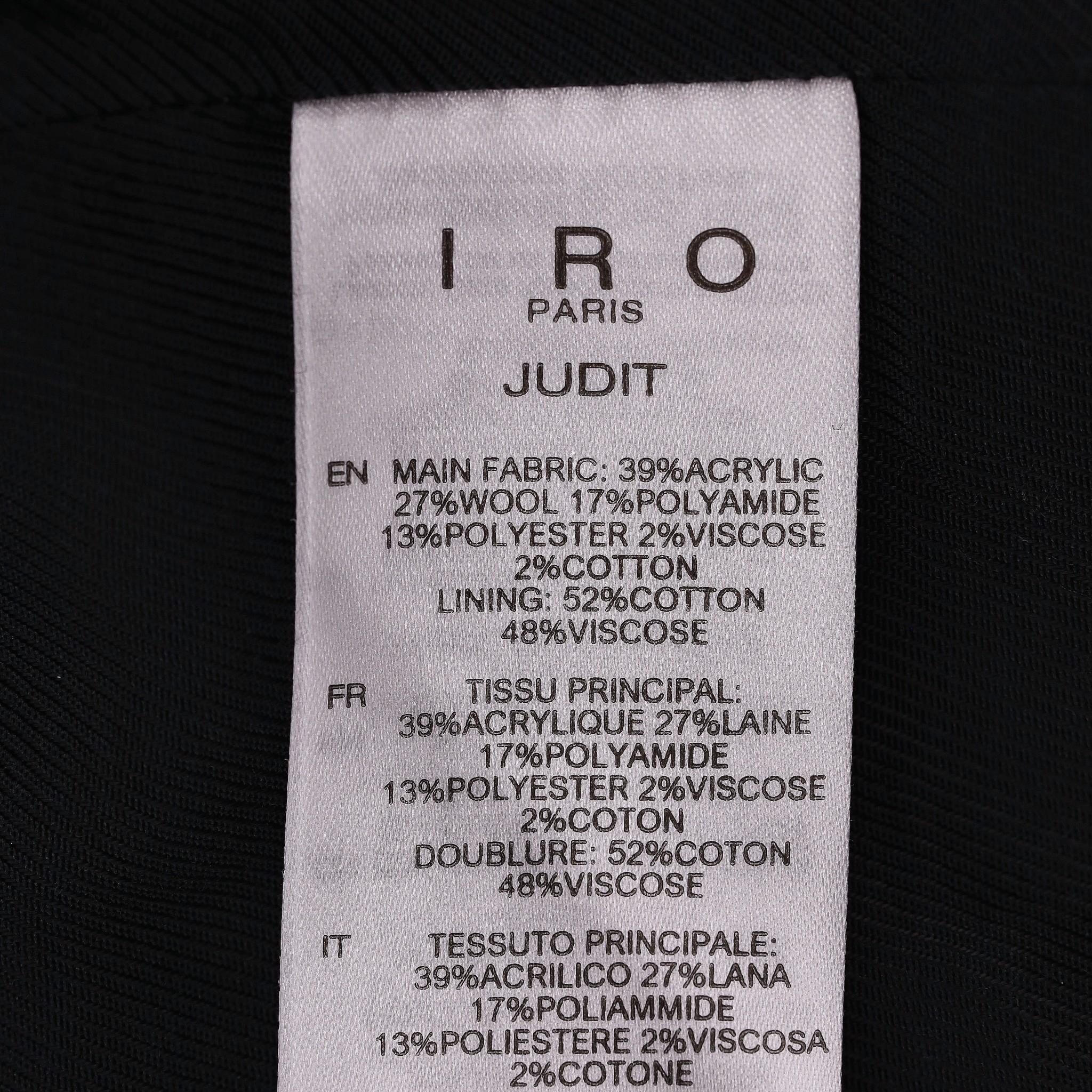 Giacca in tweed a quadri in misto lana Iro in vendita 2