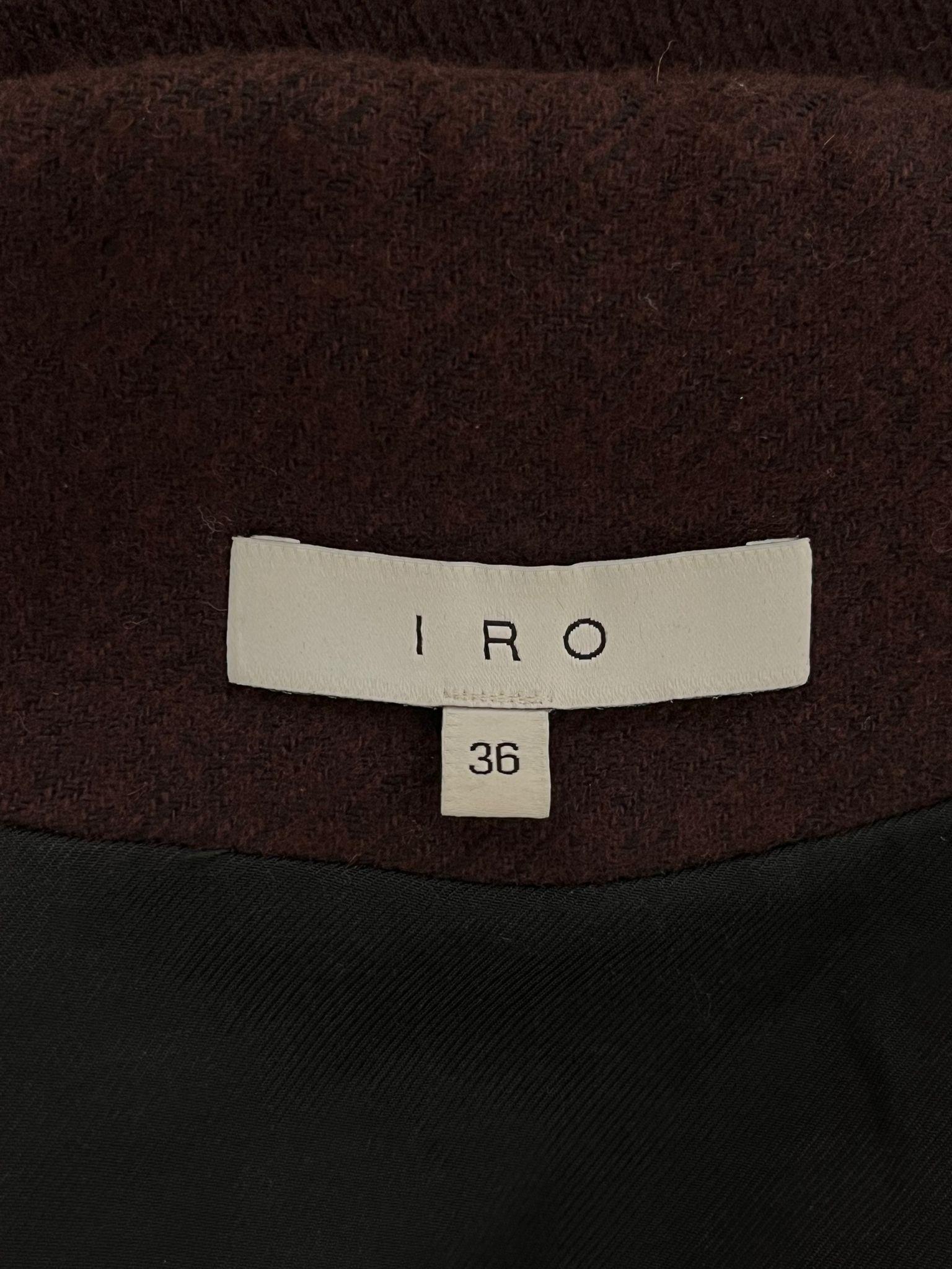 Women's Iro Wool & Silk Belted Coat For Sale