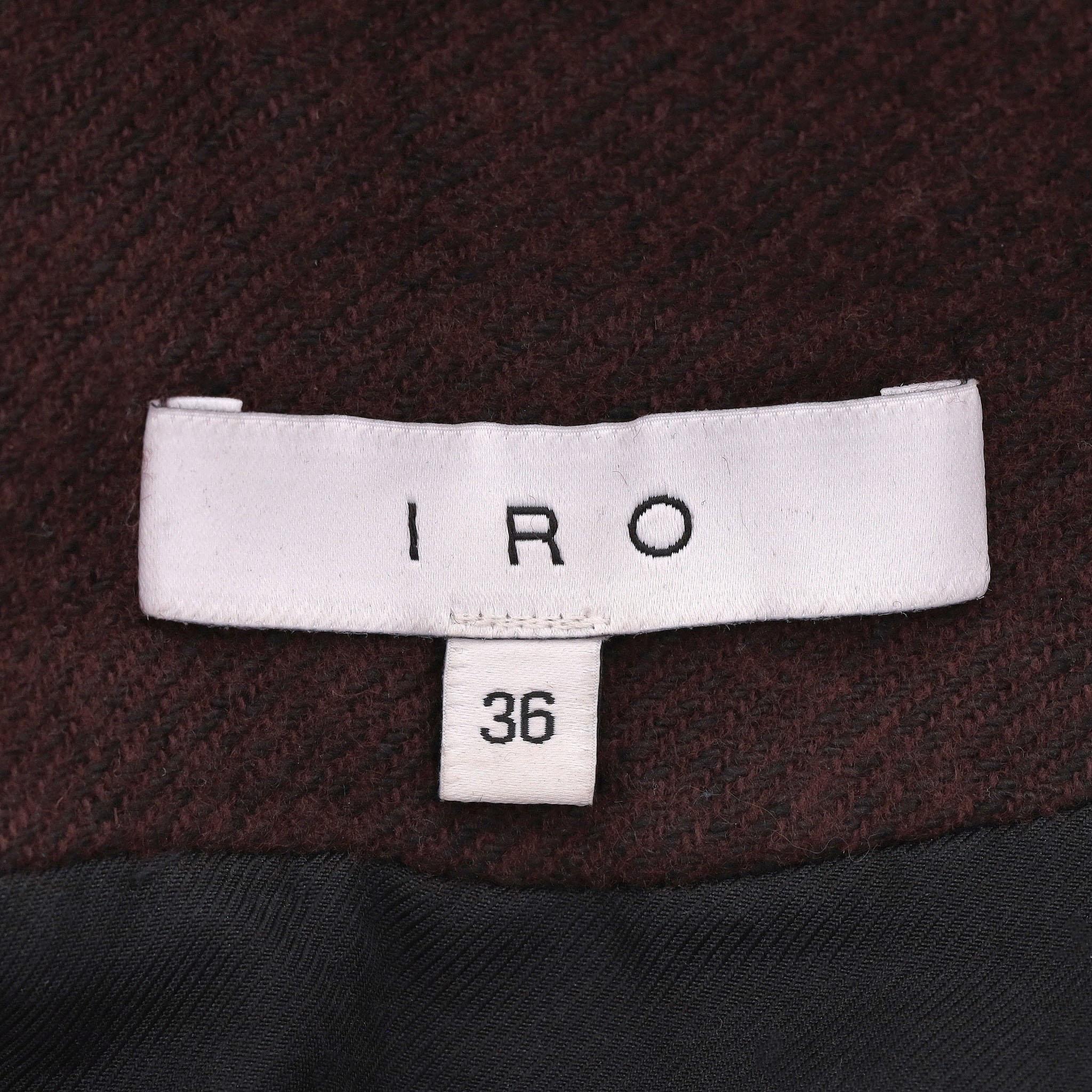 Women's Iro Wool & Silk Belted Coat For Sale