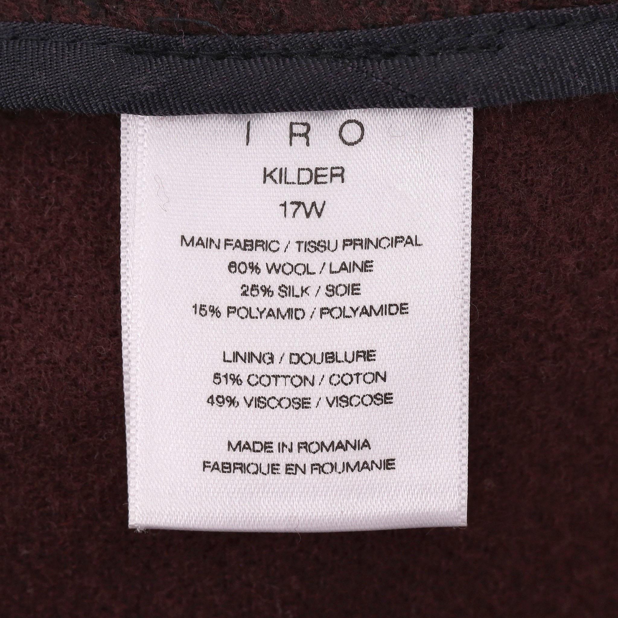 Iro Wool & Silk Belted Coat For Sale 1