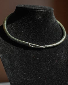 Iron Age Celtic Torc on Bust Stand