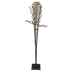Skulptur aus Eisen und Kunstglas Larry Livolsi (1946-2015) Lorenz Studio