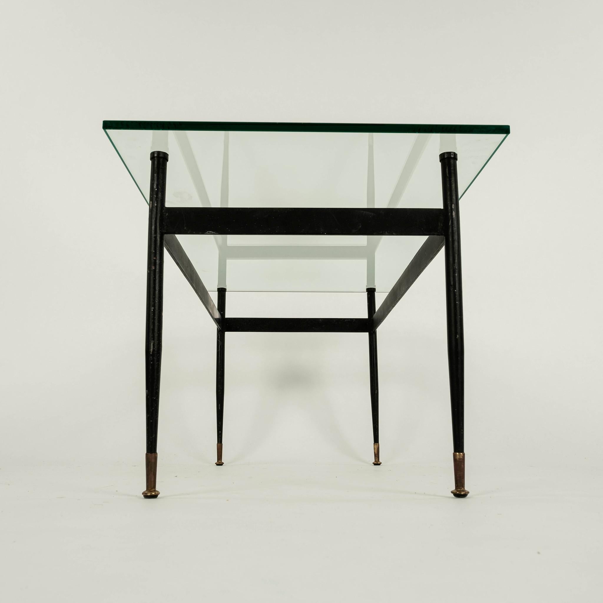 Mesa Cocktail de Hierro y Latón en venta 2