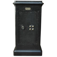 Iron and Brass Safe Cabinet by Bauche circa 1910