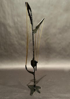 Sculpture soudée en fer et laiton par Ernesto Emilio Gonzalez