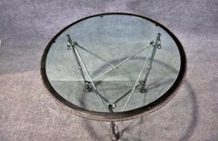 Iron and Bronze Center Table from Ralph Lauren