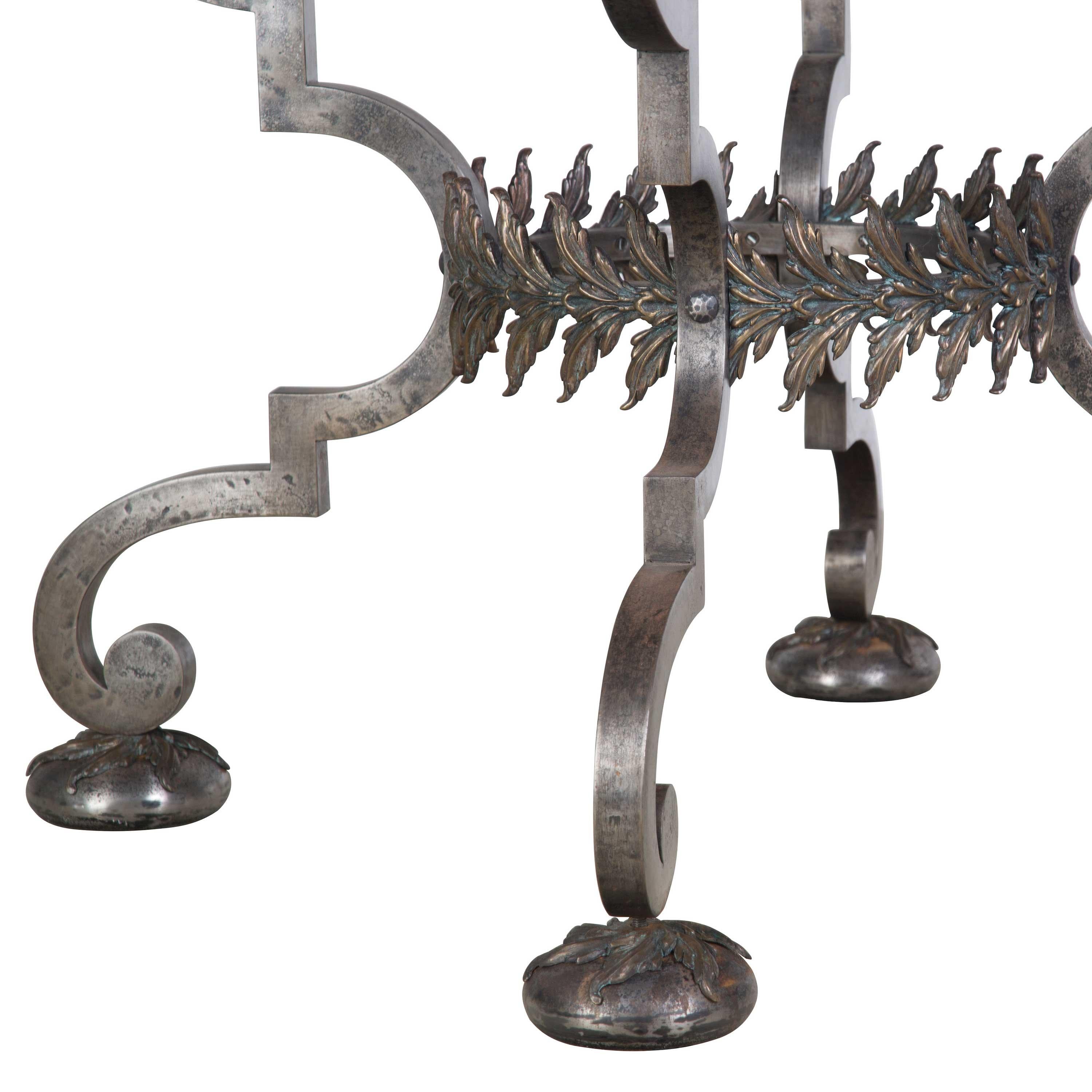 Iron and Bronze Centre Table im Zustand „Gut“ in Gloucestershire, GB