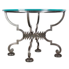 Iron and Bronze Centre Table
