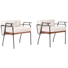 Iron and Cane Chairs by Salterini