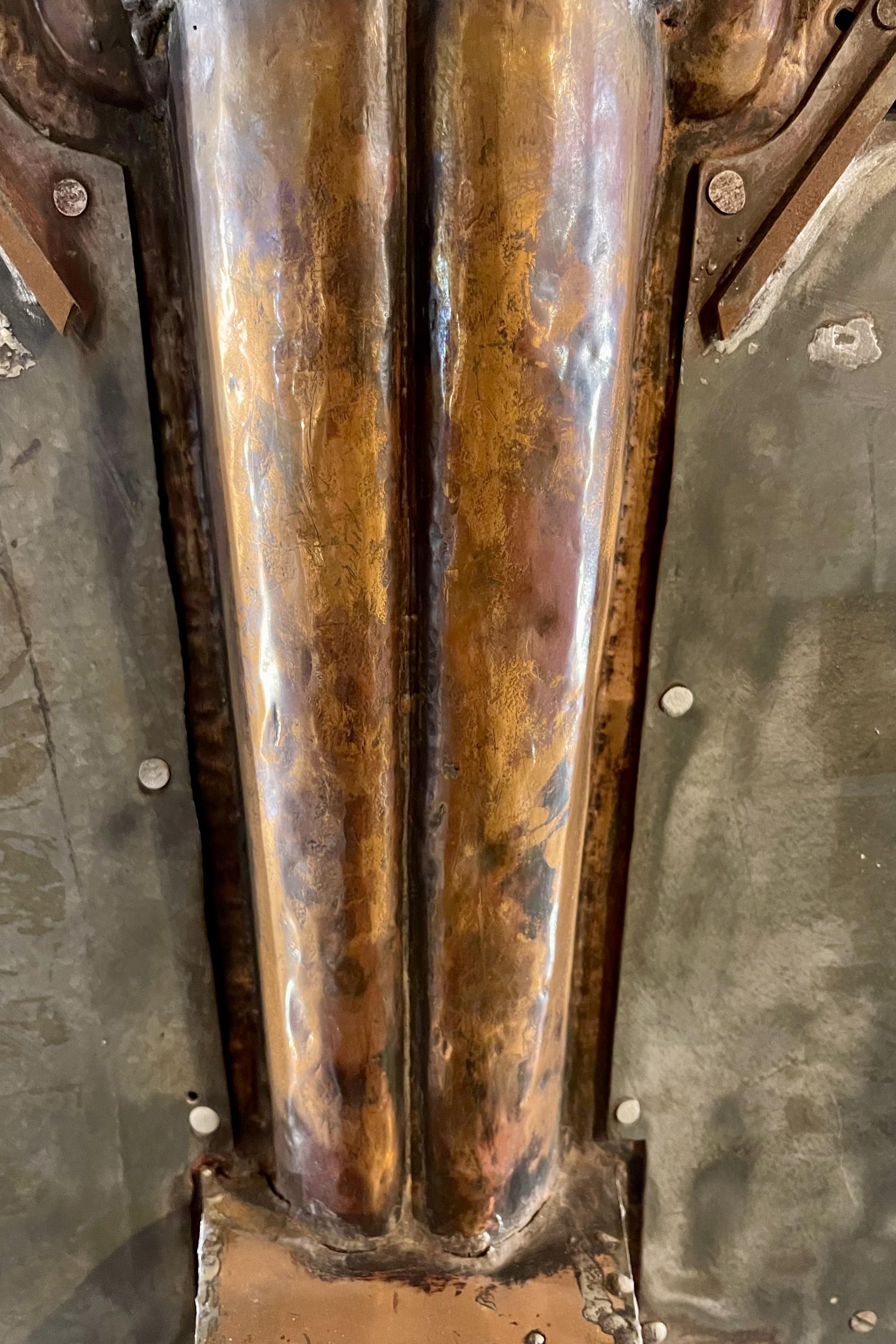 Iron and copper mold for a toy soldier, USA 1900. For Sale 2