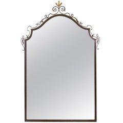 Iron and Gilt Tole Mirror From the 1920's