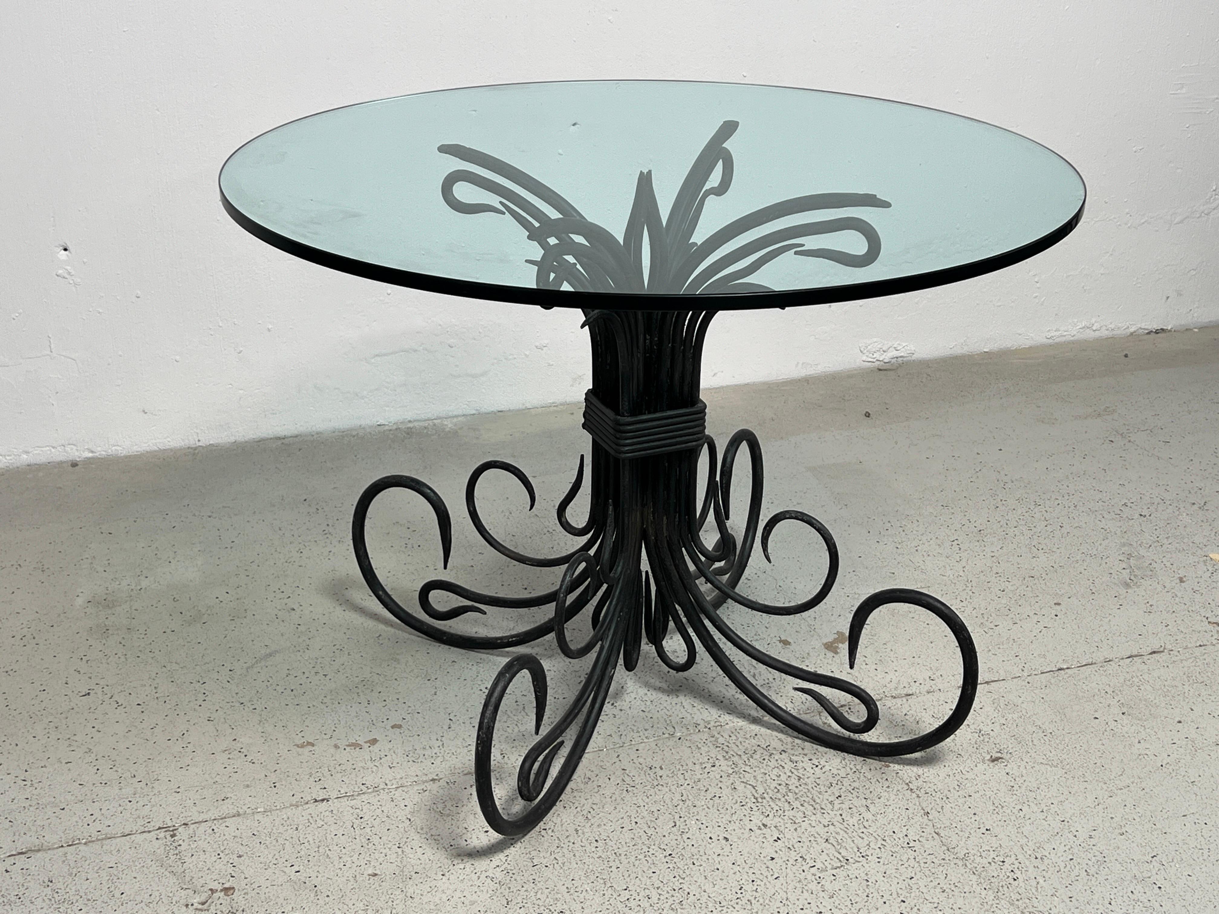Iron and Glass Dining / Center table  For Sale 7
