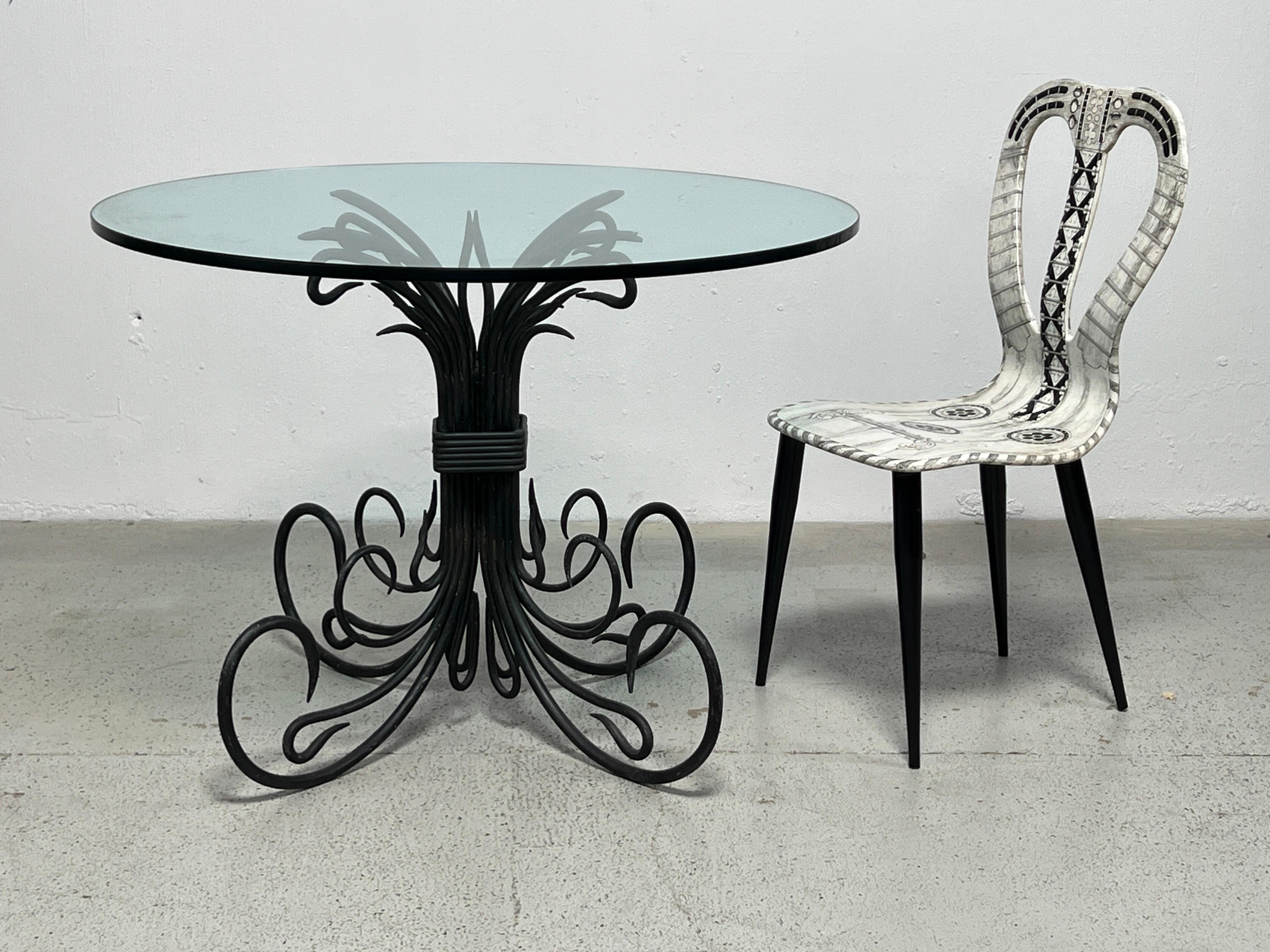 Iron and Glass Dining / Center table  For Sale 9
