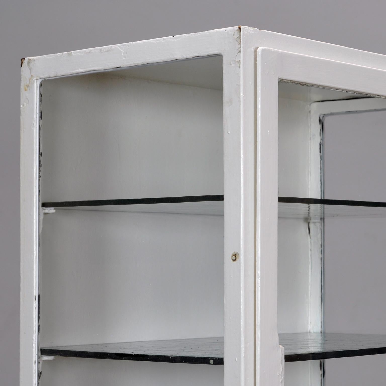 Iron And Glass Medical Display Cabinet, 1930s 5