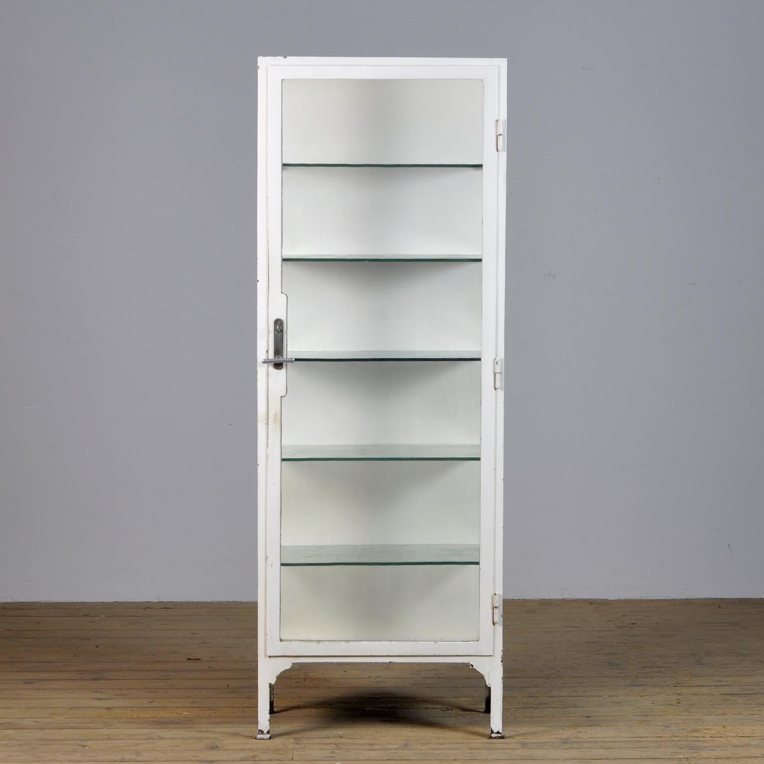 Iron And Glass Medical Display 1930s at 1stDibs