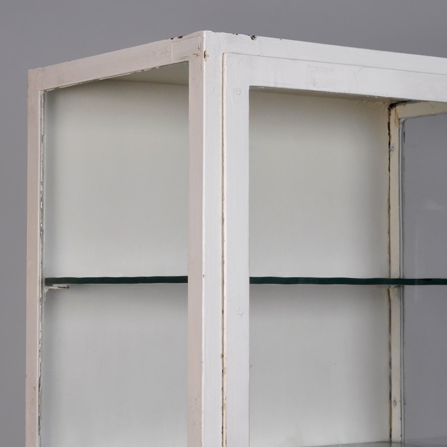 Iron And Glass Medical Display Cabinet, 1930s 2
