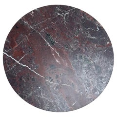 Iron and Marble Cedric Hartman Style Side Table