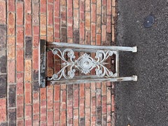 Iron and Marble Plant Stand