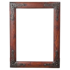 Iron and Pine Frame from the Estate of Jose Thenee 2