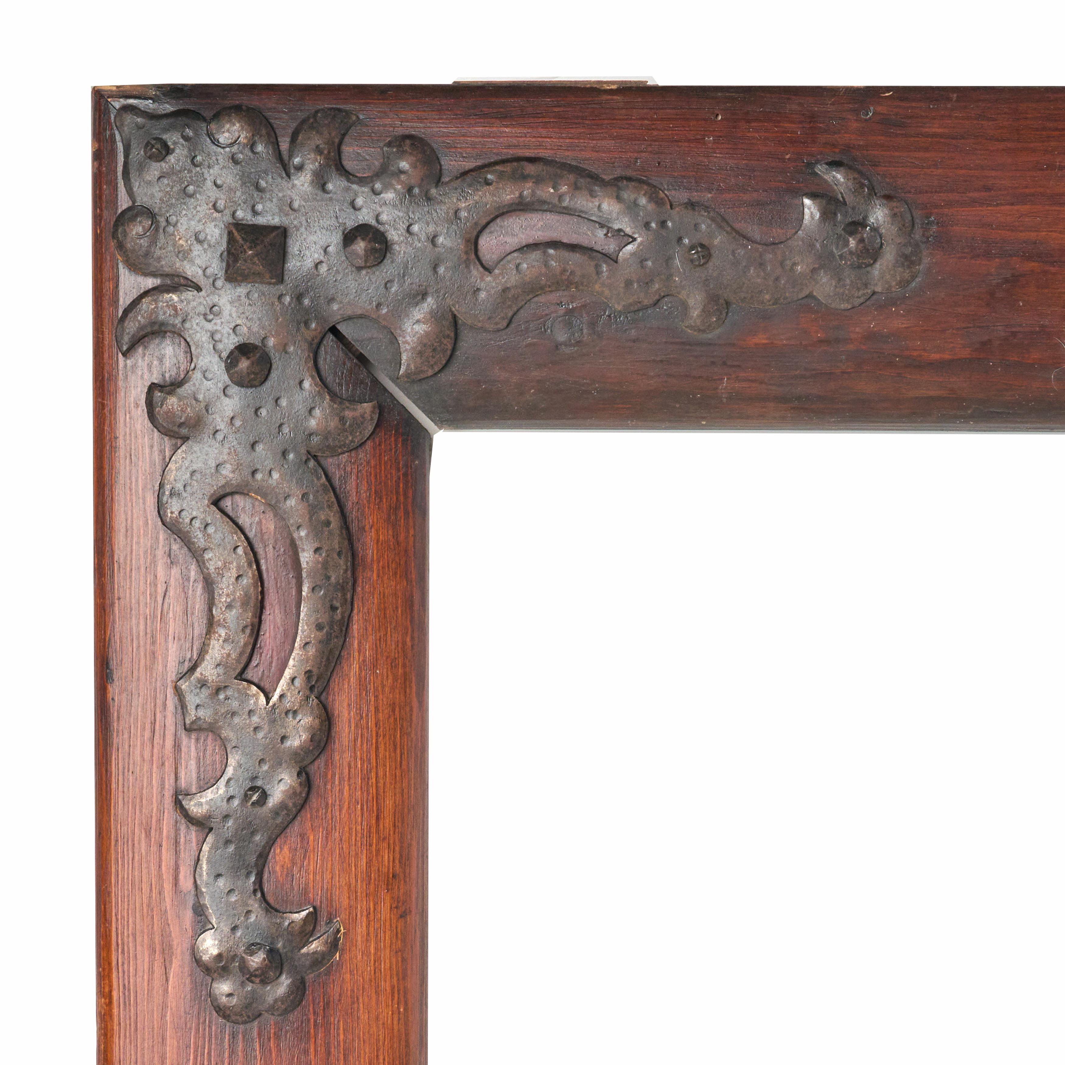 Argentine Iron and Pine Frame from the Estate of Jose Thenee For Sale