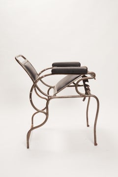 Fauteuil dentaire en fer et acier inoxydable, États-Unis, 1930