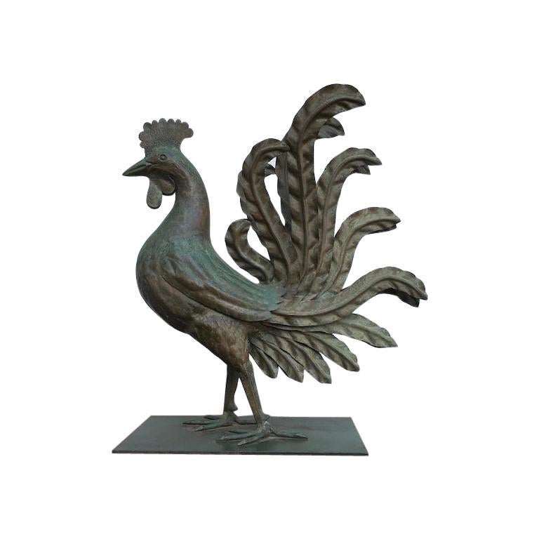 Ferro e gallo di latta Oggetto del film "The Cincinnati Kid" Proprietà di Skitch Henderson