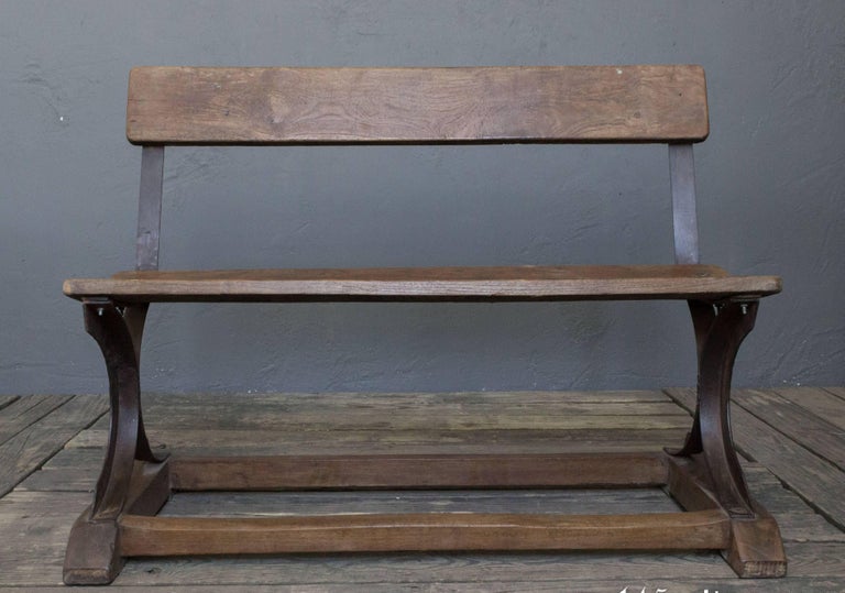 Iron And Wood Bench For Sale At 1stdibs