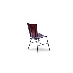 Iron and Wood Chair by Jean Gillon for Italma