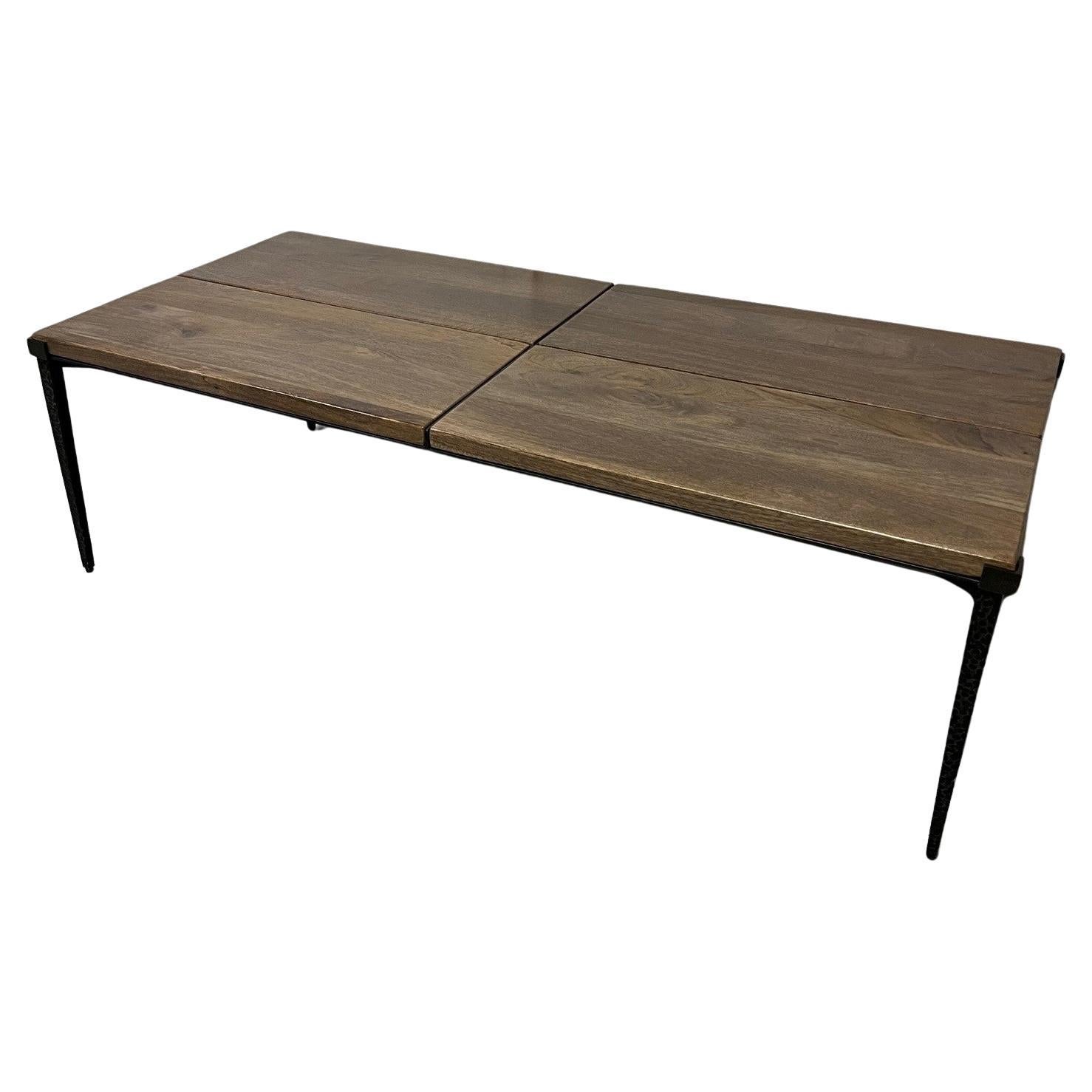 Iron and Wood Coffee Table Imported from India 