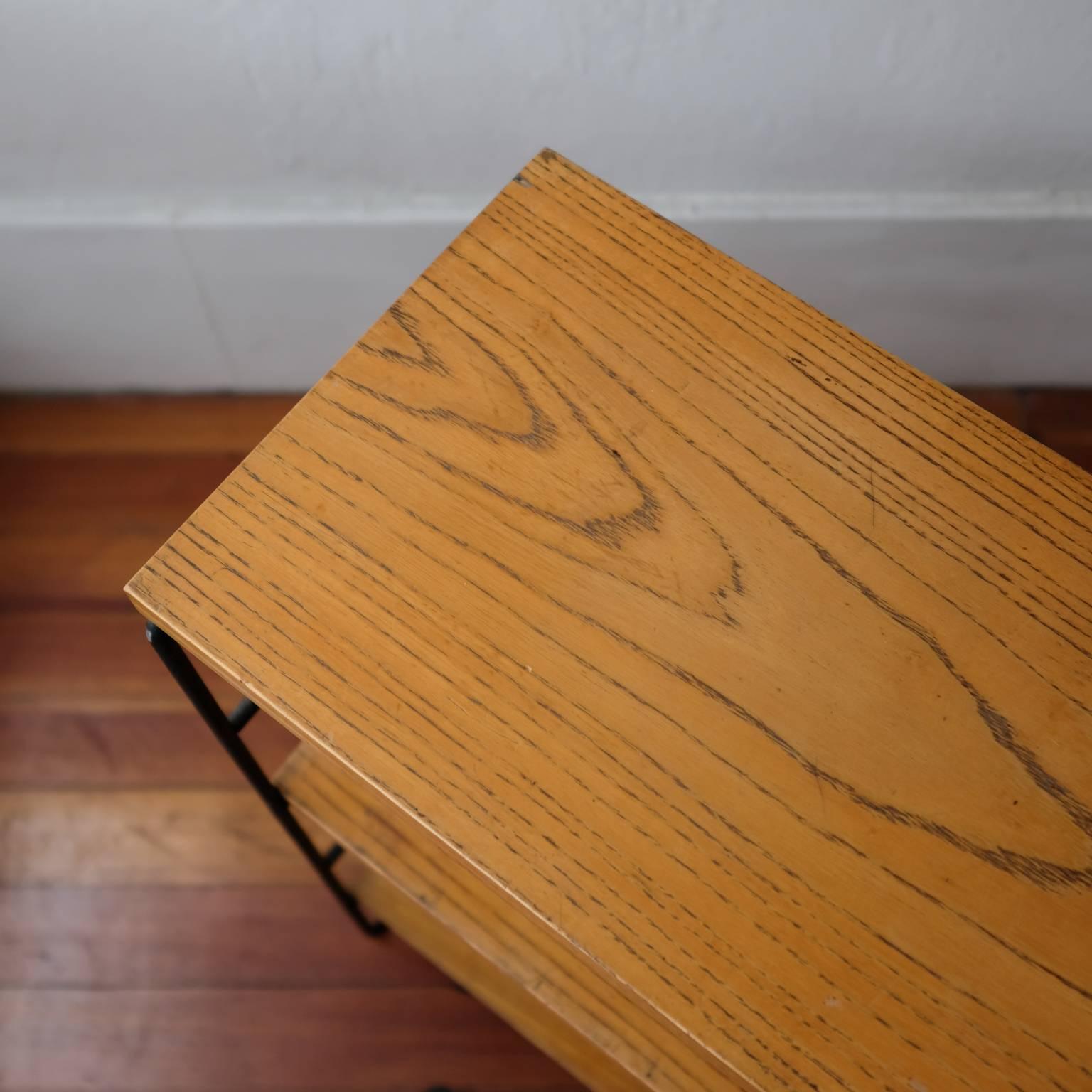 Iron and Wood Shelf, 1950s 1