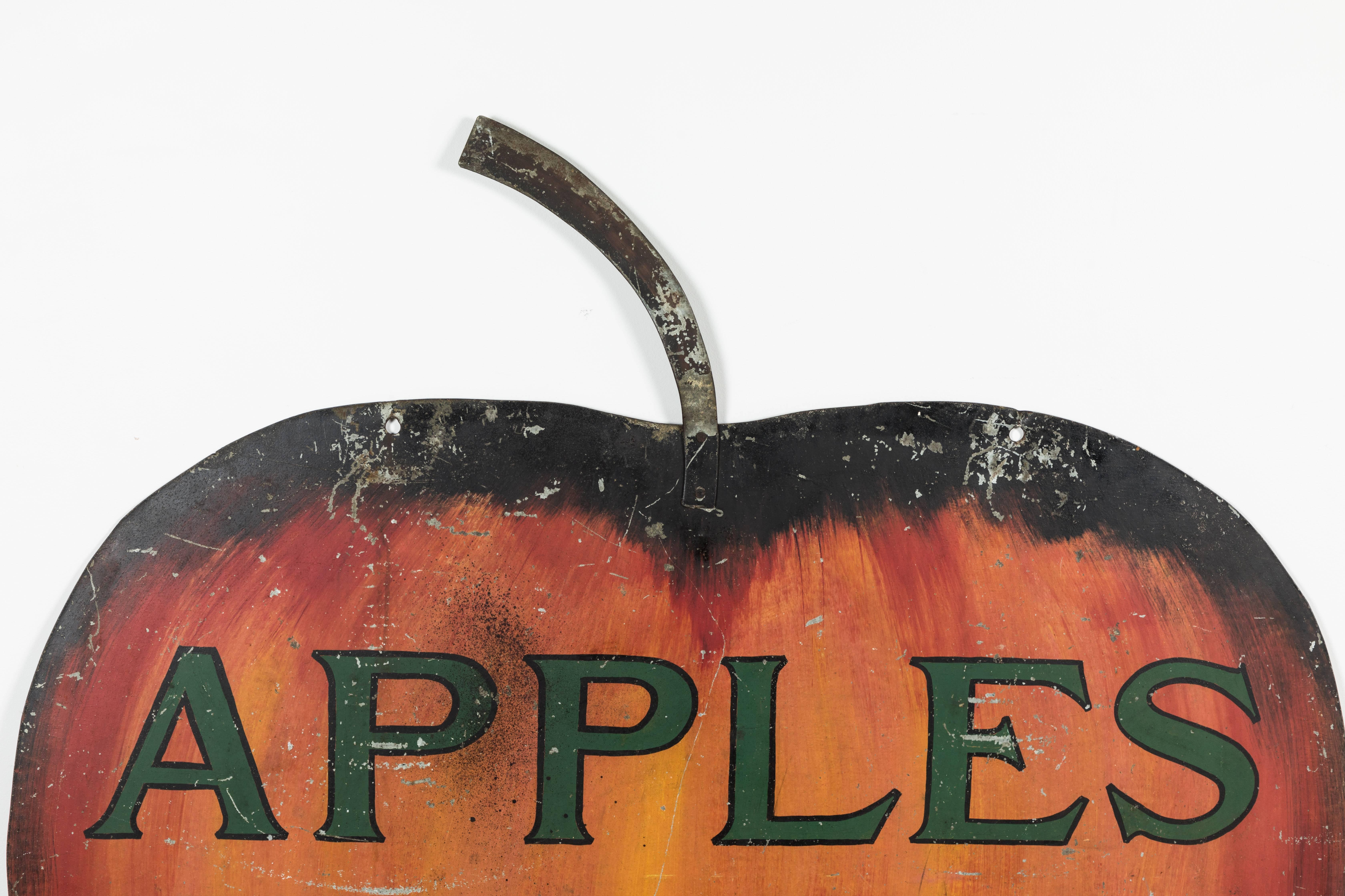 Iron Apple Orchard Folk Art Trade Sign 3