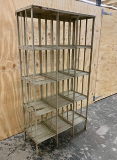 Iron archive shelves from La Bourse in Paris