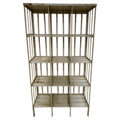 Iron archive shelves from La Bourse in Paris