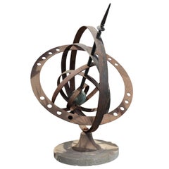 Used Iron Armillary Sphere