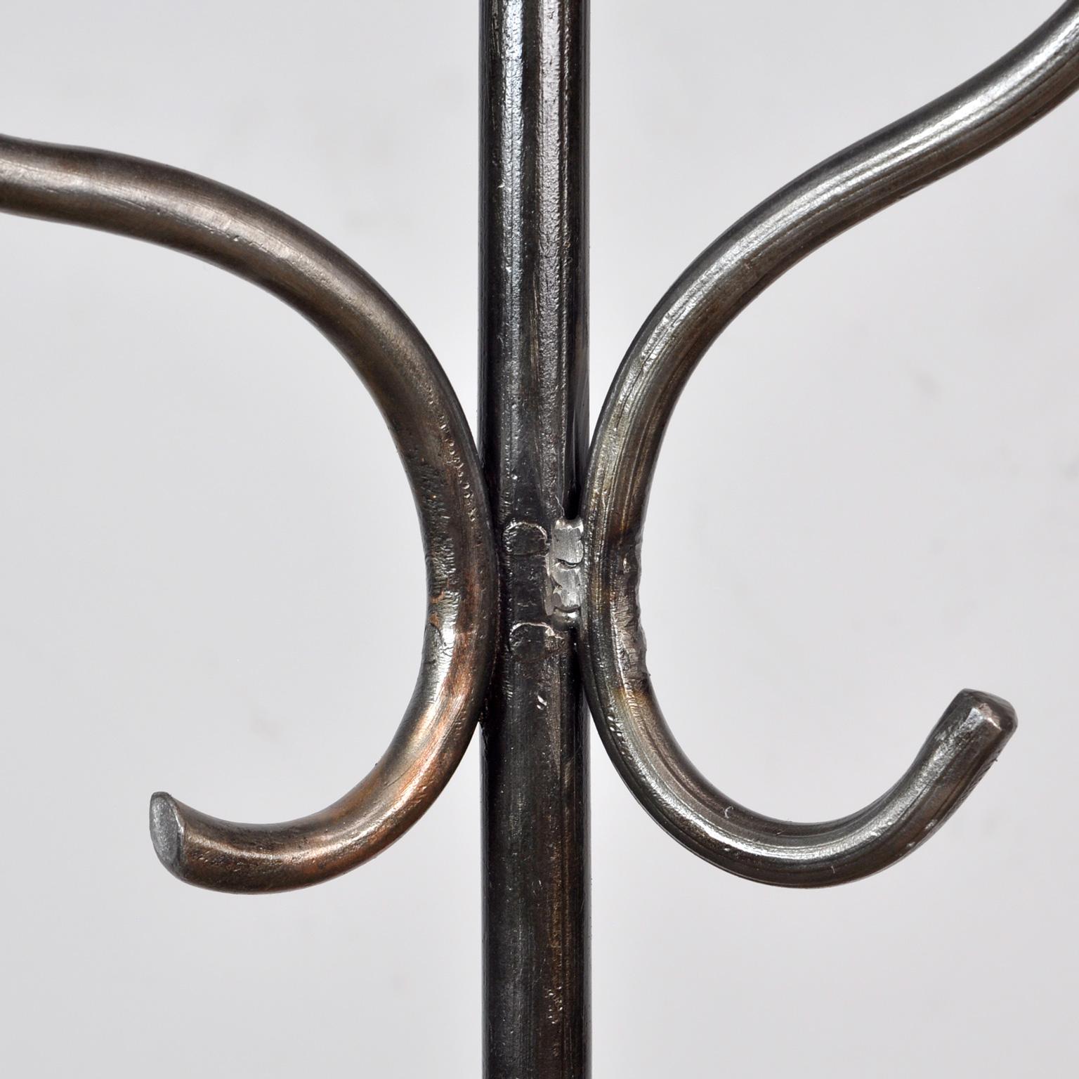 Early 20th Century Iron Art Nouveau Coatrack, circa 1920