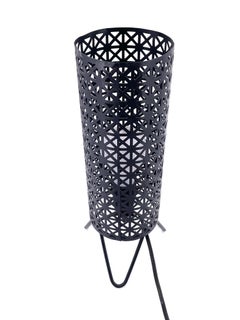 Iron Atomic Age Step End Table Midcentury