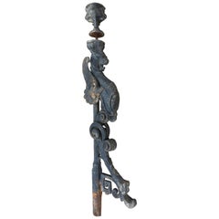 Iron Baluster with Grotesque, 19th Century