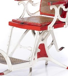 Iron barber chair - 19th century
