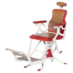 Iron barber chair - 19th century