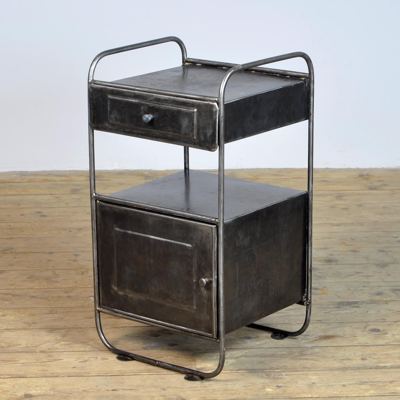 Iron Bauhaus Nightstand, 1930s 2