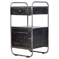 Iron Bauhaus Nightstand, 1930s