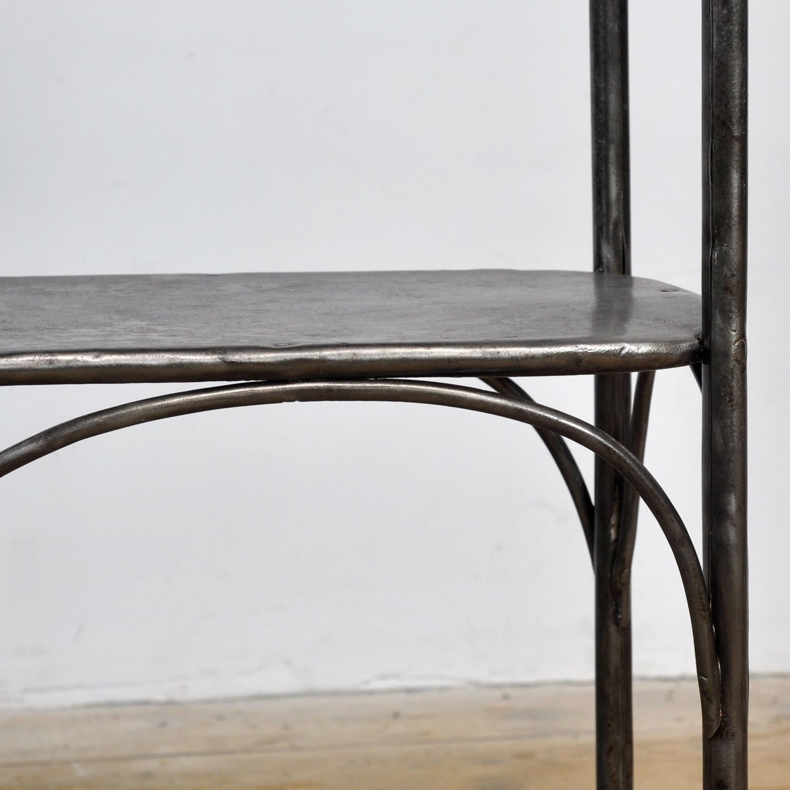 Early 20th Century Iron Bedside Table, 1910s