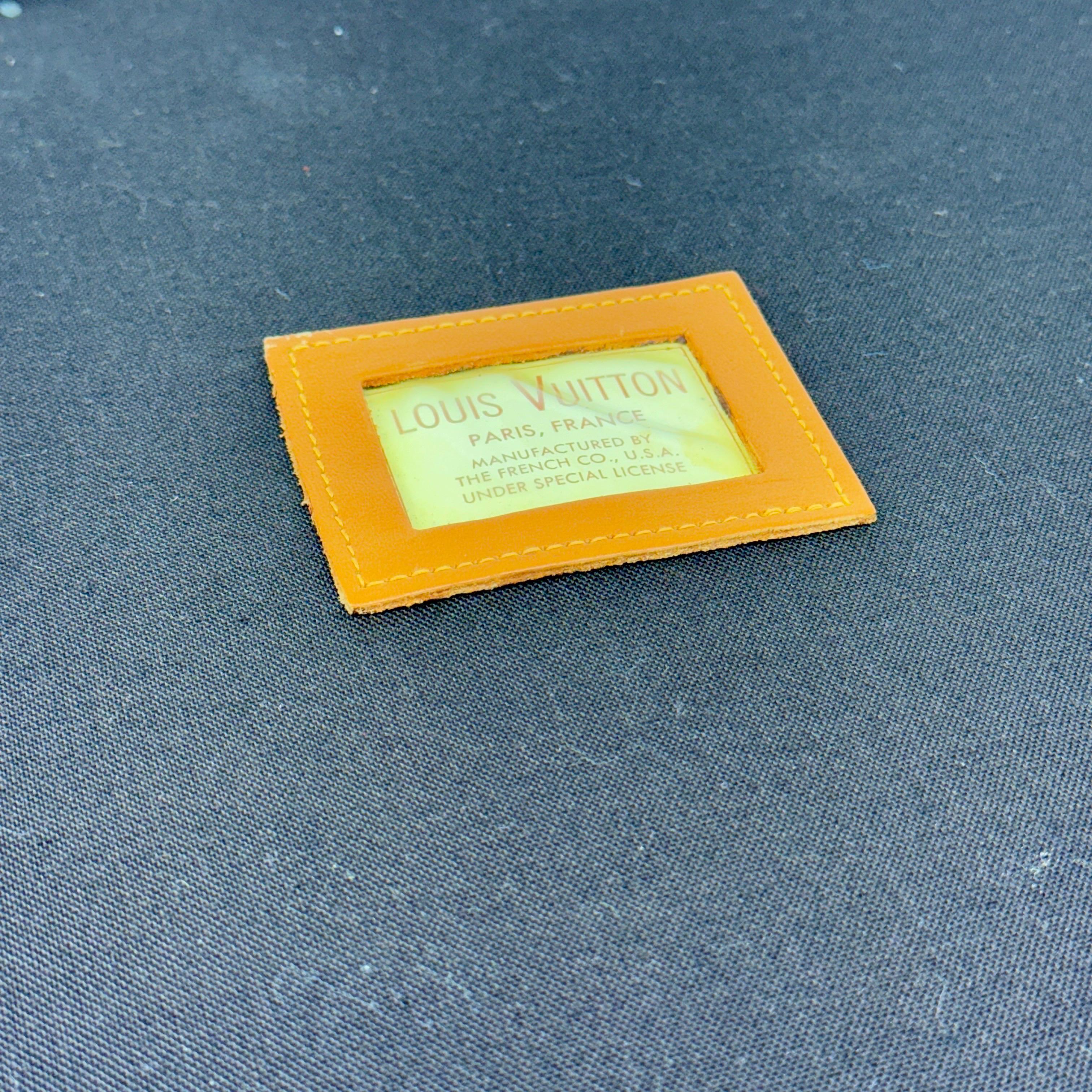 Iron Bench Side Table Stool- Louis Vuitton Monogram Fabric For Sale 5