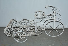 Iron Bicycle Sculptural Garden Decor