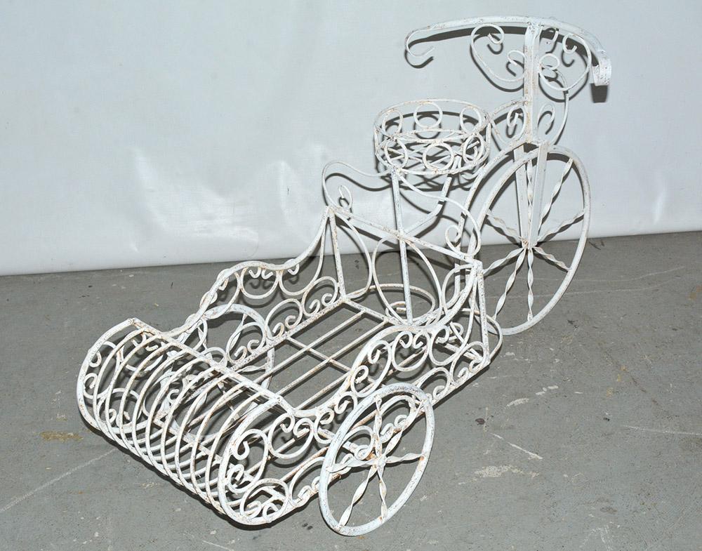 Eisen Fahrrad Skulptur Garten Dekor im Zustand „Gut“ in Sheffield, MA