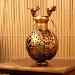 IRON BIRD LANTERN Small CANDLE HOLDER